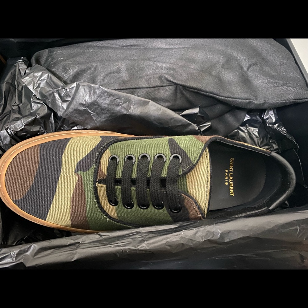 Saint Laurent Venice Camo Slip-on